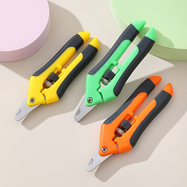 Pet nail scissors cat dog nail scissors small blind scissors pet beauty nail clippers cat paw scissors wholesale