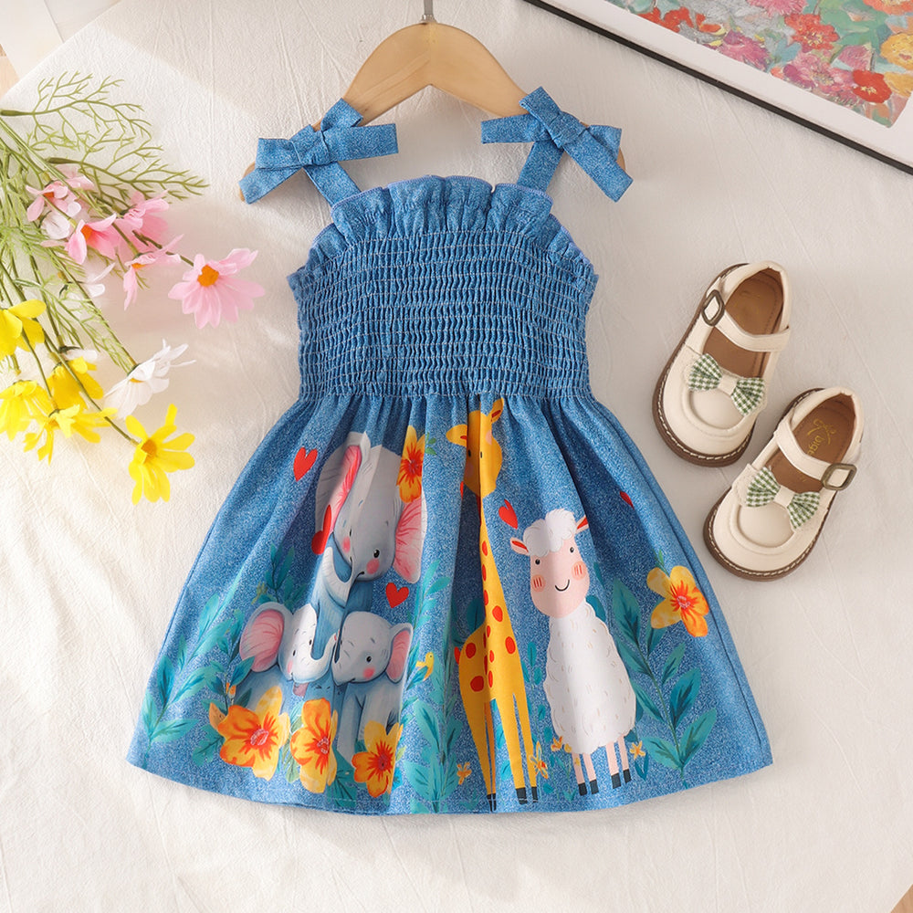 Kids clothing i  fashion children's clothing new arrival children's suspender blue dress
