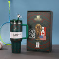 New arrivalfashion big mac ice cup 304 stainless steel stanley vacuum thermos cup office portable straw cup