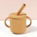 Yellow + straw + lid