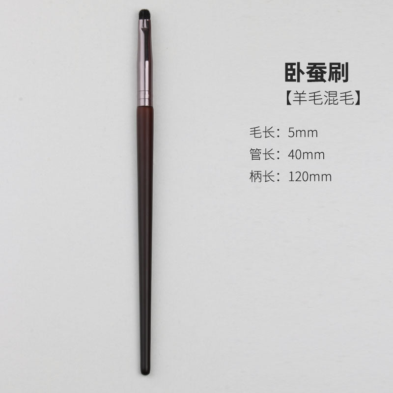 Wooden handle makeup brush set - cangzhou makeup brushes: blush brush, wool brush, powder brush, foundation brush, eyeshadow brush, and other makeup brushes