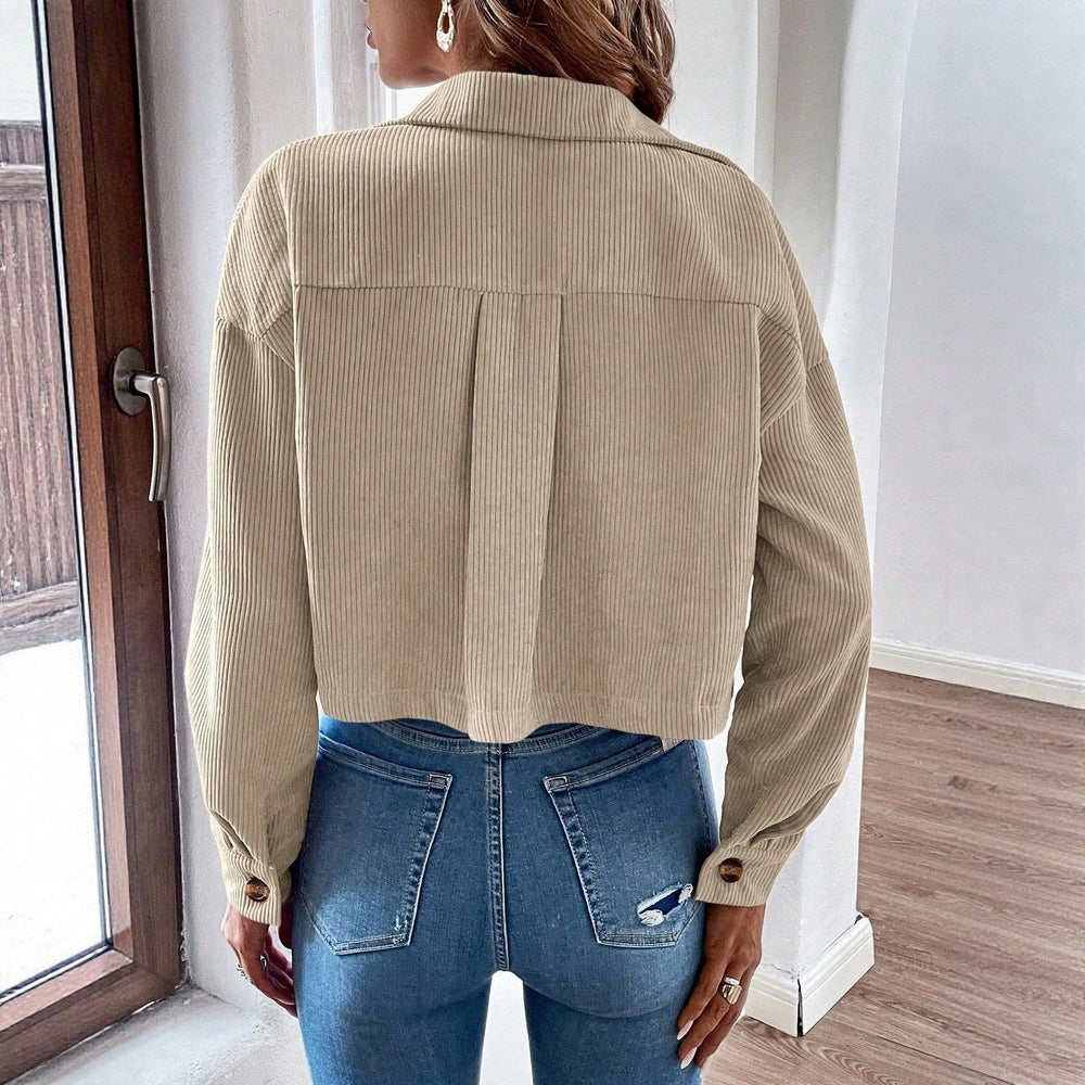 Women's fashion casual commute cropped jacket