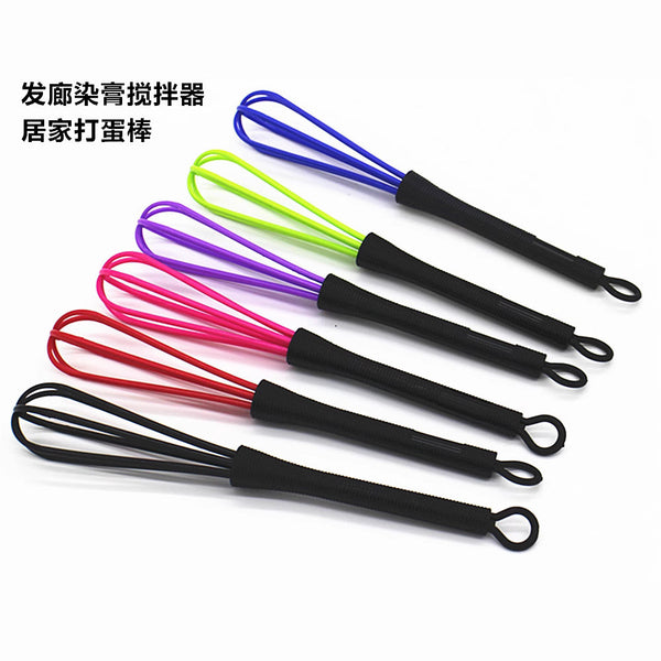 New hair dye hair color cream color mixer hand pressure semi-automatic egg beating tool hair dye cream mixing stick