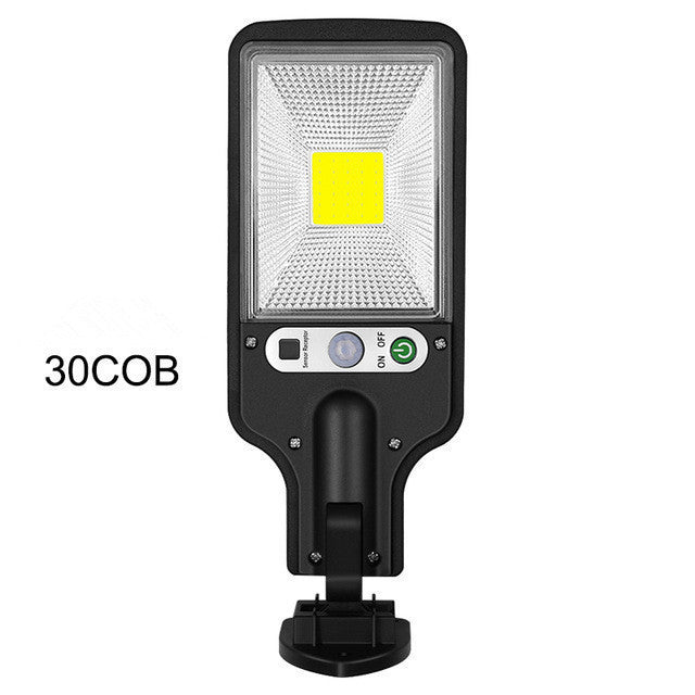 Cross-border outdoor solar street light new lighting human body induction lawn garden light with remote control waterproof garden light