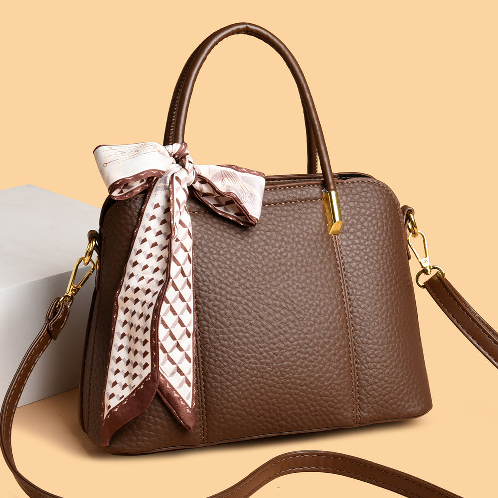 new arrival women's bag retro large capacity bag women's casualfashion crossbody bag silk scarf easiest for matchcasualsatchel bag