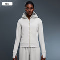 Autumn winter yoga outwearlong sleeves silmslimming looksweatshirtjacketfleece-lined zipper cardigantopsd25132