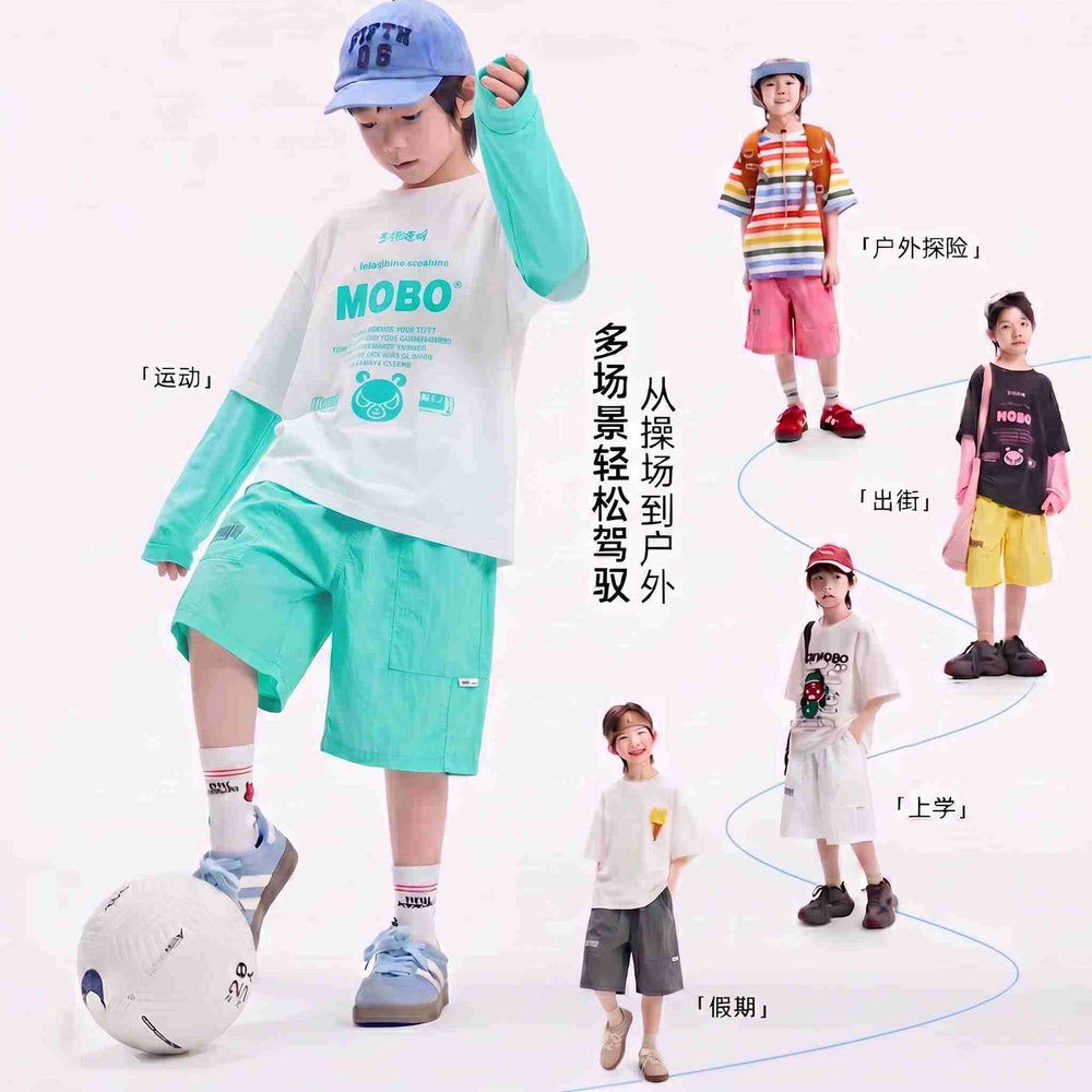 【summer new arrivals】 summer collection: boys' and girls' loose-fit, quick-dry, breathable, comfortable, casual, and versatile shorts
