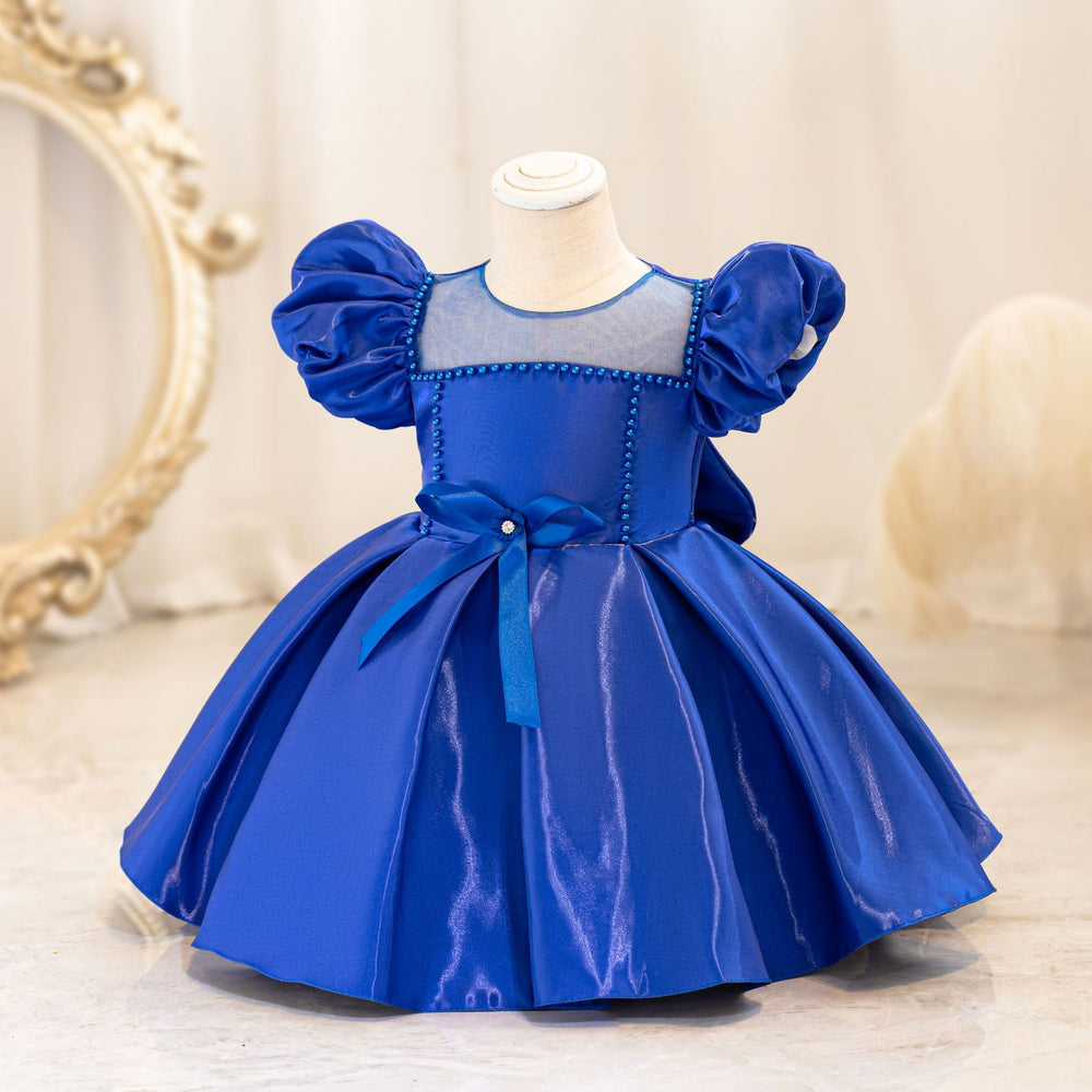 Export small children's dress puff sleeve princess dress baby girl first birthday dress baby dress