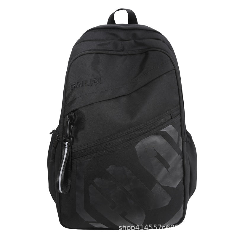 Schoolbag for junior high school students, large capacity, wear-resistant, urban casual style, large capacity, wear-resistant, business trip, backpack