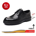 Genuine leather men's dress shoes - business casual, soft sole, soft upper, new formal shoes for work, everyday wear, groom, and wedding