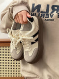 Versatile german army trainers (gats) women's shoes - new spring/summer 2025 collection: chunky sole white sneakers, retro agnes shoes, casual athletic skate shoes