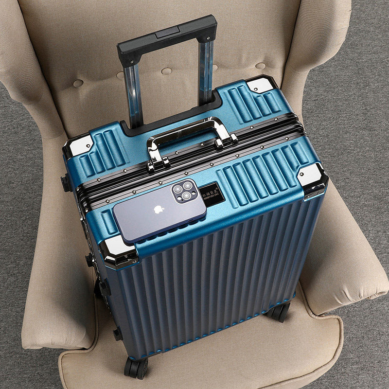 Luggage 2023 new thickened silent wheel password box can sit large capacity female strong and durable suitcase oversized