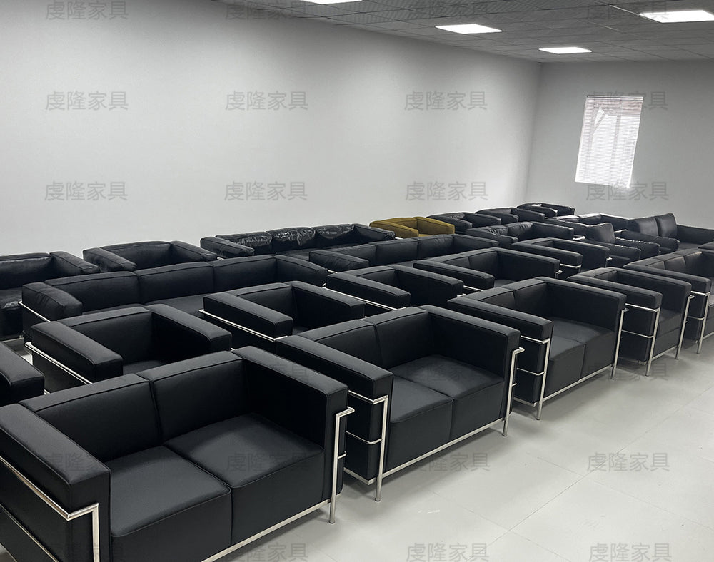 genuine leather sofa 4s store lc3 le corbusier office sofa designer furniture genuine leather office sofa chair
