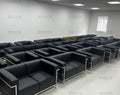 genuine leather sofa 4s store lc3 le corbusier office sofa designer furniture genuine leather office sofa chair