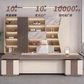 Saint li boss desk: luxurious and high-end executive office desk set for chairman, ceo, and manager's office