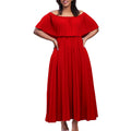 spring new arrival: sexy off-the-shoulder pleated evening gown - european & american style women's dress for cross-border e-commerce