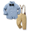 Wholesale from the source manufacturer: boys' outfits, new children's clothing, long-sleeved shirts, overalls, spring new arrivals
