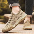 Men's shoes 2025 winter new breathable mesh lightweight casual sneakers men's sports anti-slip work safety shoes