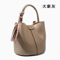 Large capacity versatile bucket bag - 2026 new arrival - high-end small bag - red bridal wedding bag - women's handbag