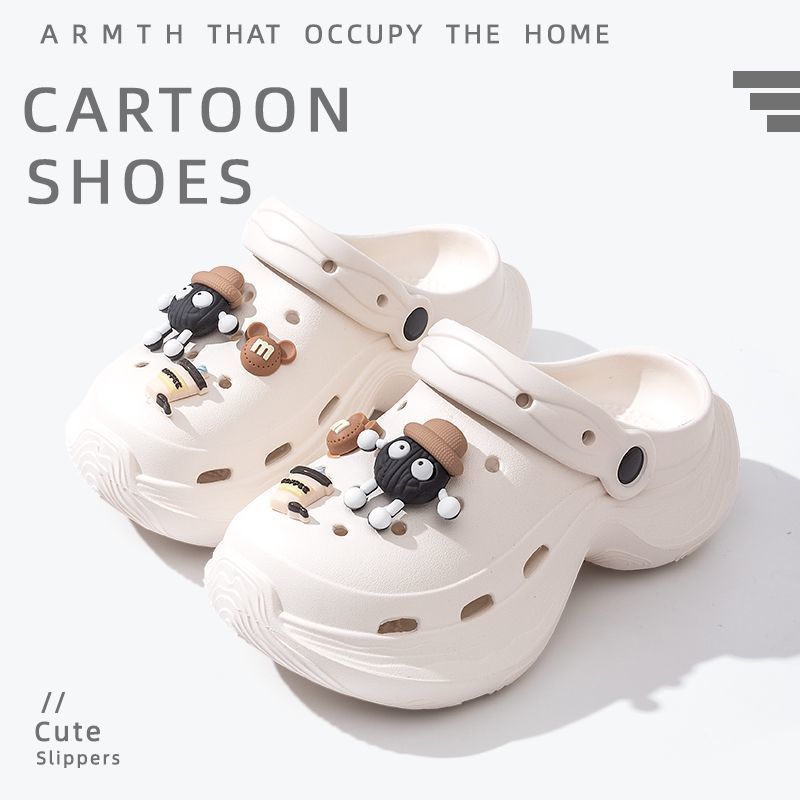 2025new arrivalthick sole goddess nightclub high heels clogs summerheight increaser toe beach sandals women's slippers