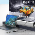 Laptop type-c 10-in-1 docking station 100m network card usb3.0hub hub usb docking station
