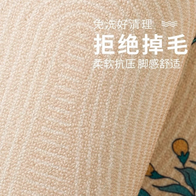 Living room carpet new chinoiserie thickened study soundproof floor mat bedroom bedside sofa coffee table blanket no-wash for home mat
