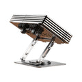 360° rotating laptop stand - desktop riser with adjustable height and cooling base