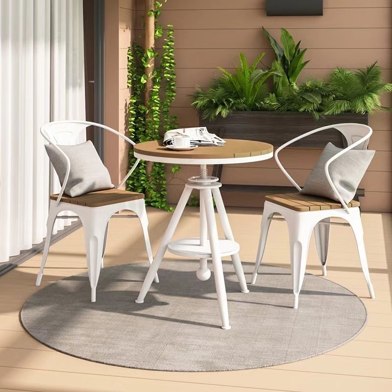 Outdoor table and chair set - perfect for cafes, bubble tea shops, balconies, patios, courtyards, teas, terraces, gardens, dining tables and chairs - sun protection