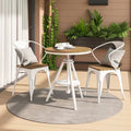 Outdoor table and chair set - perfect for cafes, bubble tea shops, balconies, patios, courtyards, teas, terraces, gardens, dining tables and chairs - sun protection