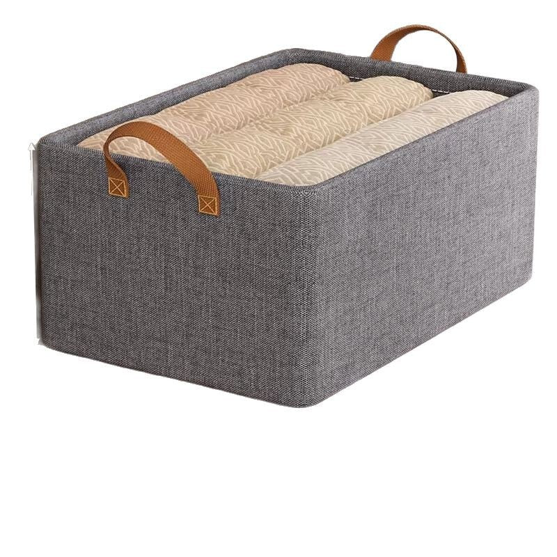 Clothes Storage Box Household Clothes Pants Organizing Box Dormitory Fabric Wardrobe Layered Storage Artifact Storage Basket