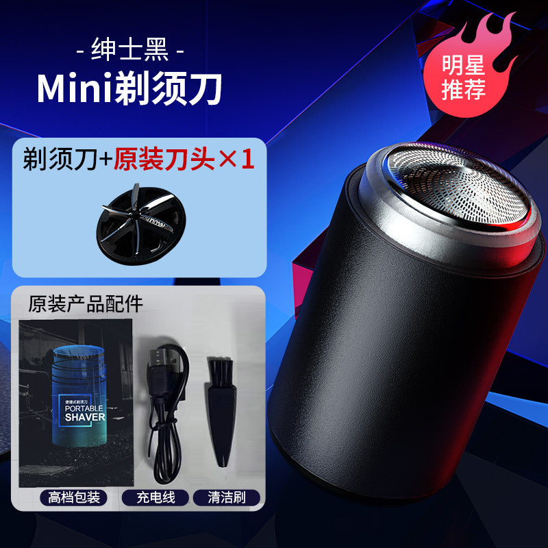 electric mini shaver for men, usb rechargeable, full body washable, portable razor