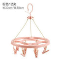 Thickened round 12-clip pink
