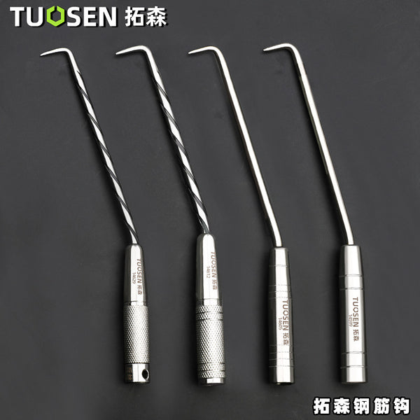Tuosen Hardware Tools Reinforcement Hook Construction Site Hook Linyi Double Bearing Binding Wire Hook Stainless Steel Reinforcement Hook