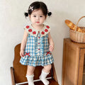 Korean style dress little girl baby princess dress girls summer dress cake dress sleeveless dress kids baby girl trendy