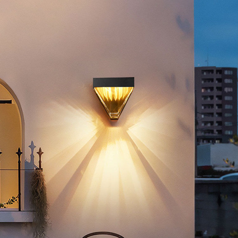 Outdoor waterproof courtyard wall lamp aisle balcony light villa exterior wall decorative light minimalist modern outdoor garden wall sconce