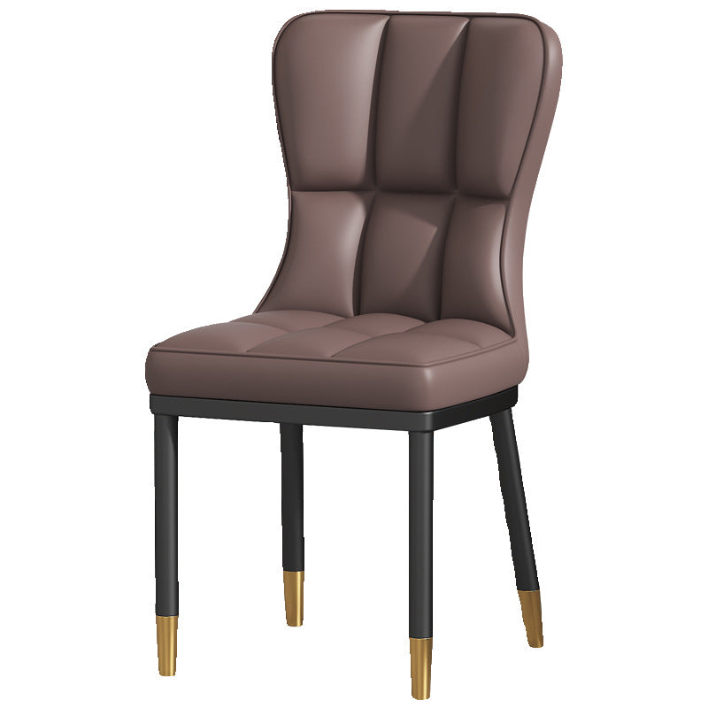 Scandinavian modern casual dining table and chairsaccessible luxury dining chairfor home soft bag casual restaurant back chair commercial hotel stool