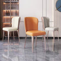 Minimalist italian dining chair, light luxury belle stool, modern nordic restaurant casual home chair, hotel small apartment