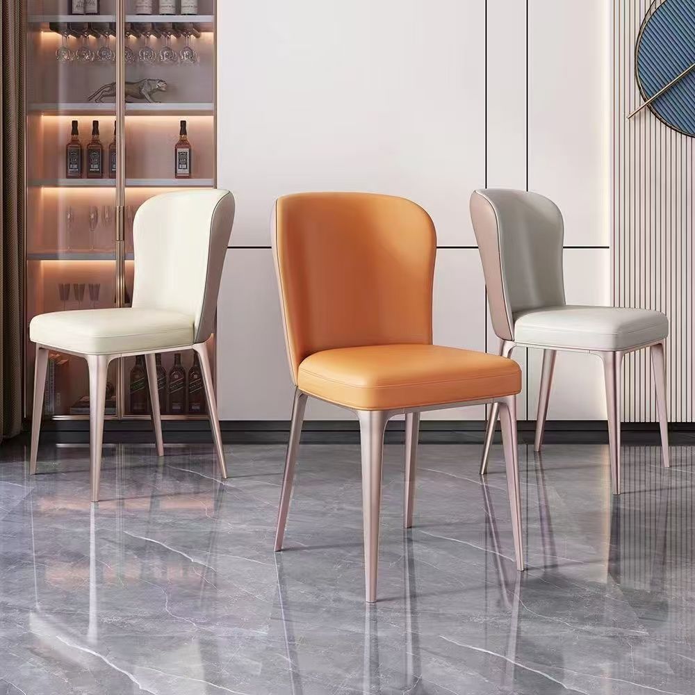 Minimalist italian dining chair, light luxury belle stool, modern nordic restaurant casual home chair, hotel small apartment