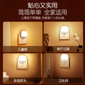 Plug-in led night light for bedroom - energy-saving, eye-caring, soft light for sleeping, baby feeding, and bedside use