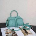 2026 new niche design vintage handbag fashionable versatile shoulder & crossbody bag vegetable-tanned leather boston bag