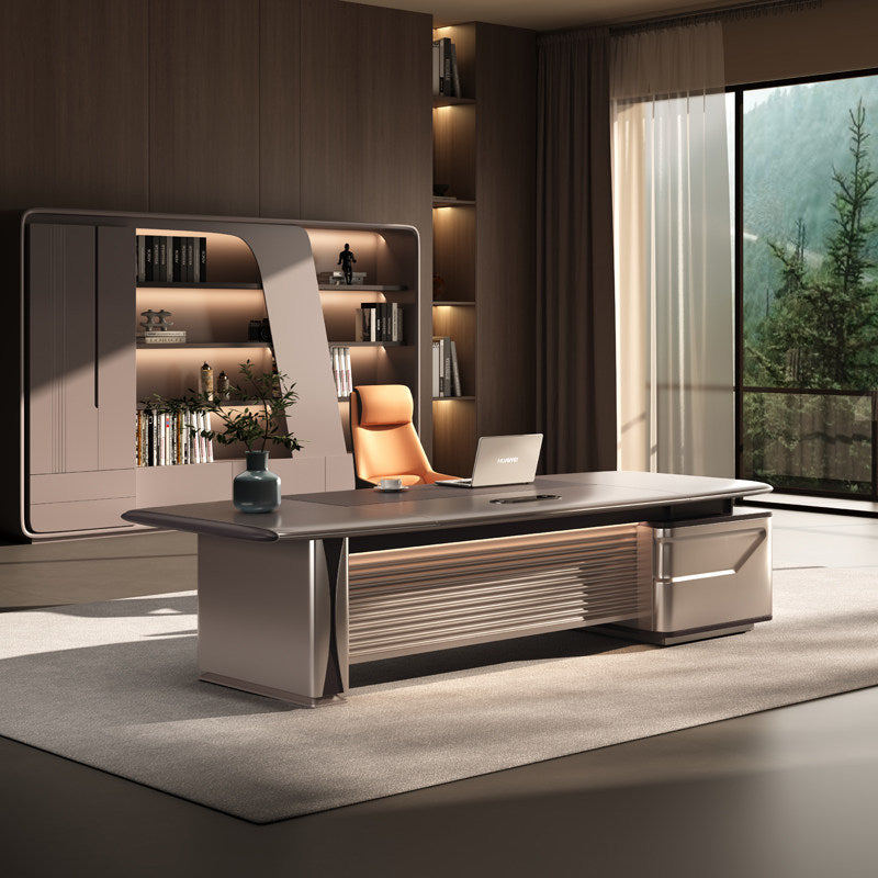 Saint li accessible luxury boss president manager supervisor desk executive desk casual modern thickened paint office desk chair