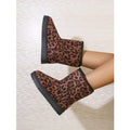 winter new arrivals: plus size leopard print snow boots, sizes 36-42. wholesale available, dropshipping to  &