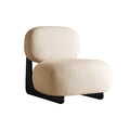 Wabi-sabi style alpaca cute single sofa chair solid wood casual floor-standing lazy kidspopularcasualaccessible luxury chair