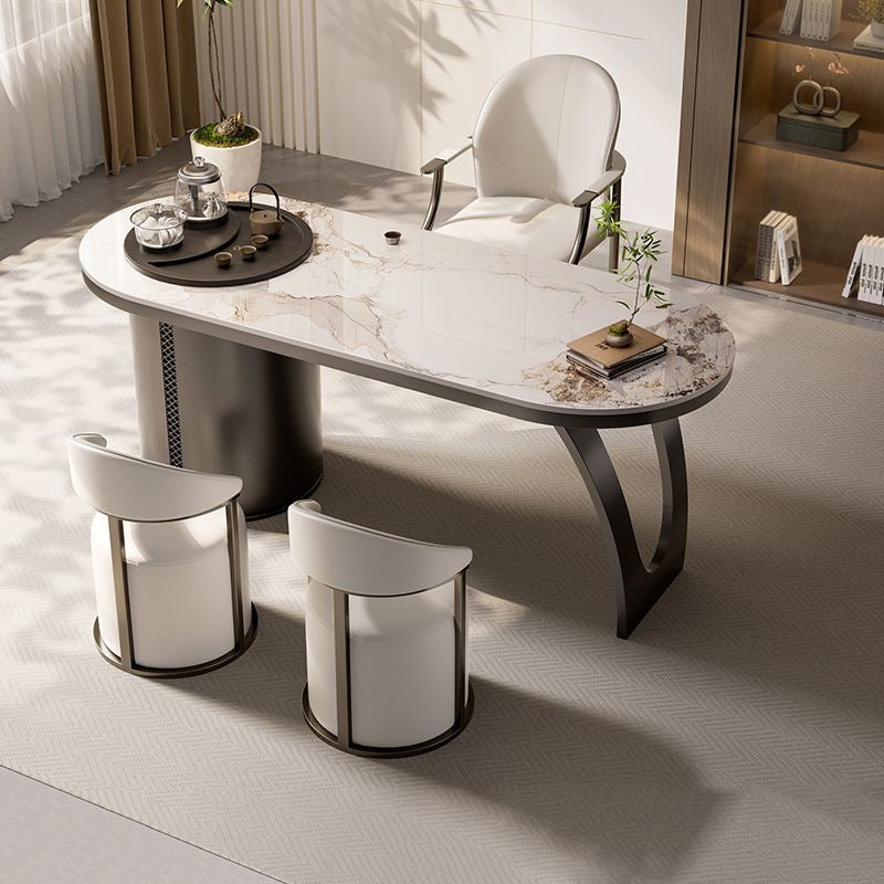 Italian accessible luxury tea chair casual modern makeup stool living room stylish popular negotiation casual chair backrest round stool