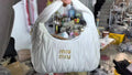 Fashion bag shoulder 2025 crossbody bag new arrival cloud pleated armpit classy crescent satchel bag