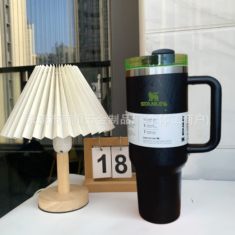 export stanley thermos cup 304 stainless steel straw cup portable outdoor car sports cup