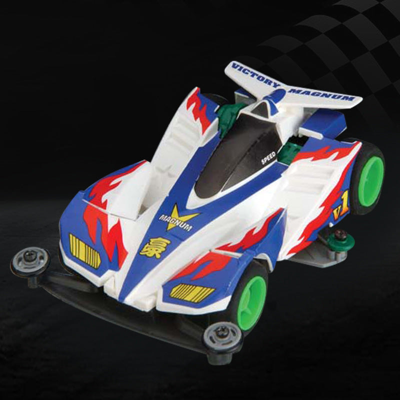New arrival childhood four-wheel drive model whirlwind charge spider king racing kids boys assemble toys birthday gift