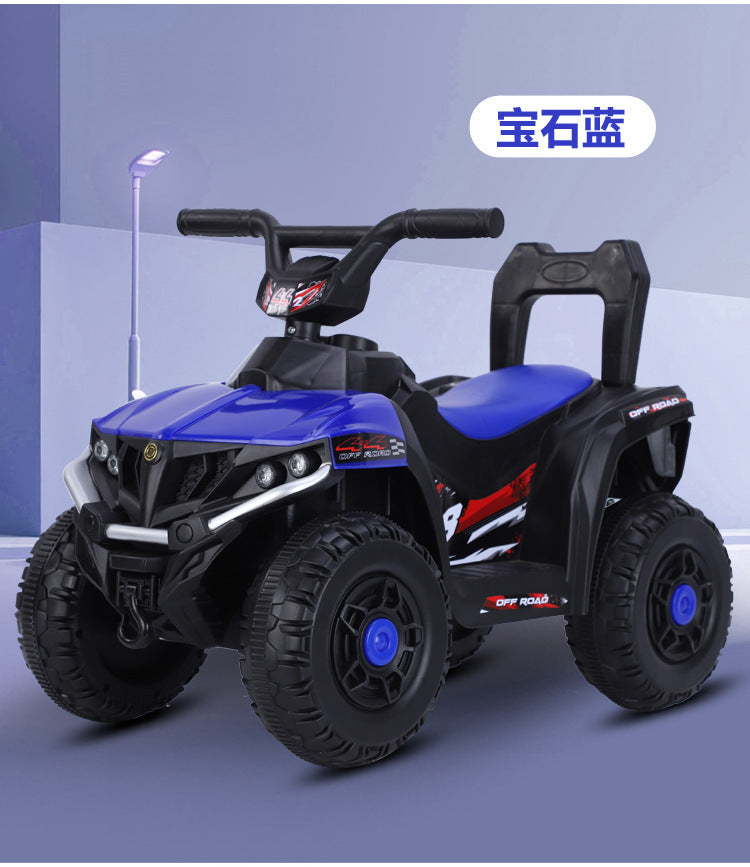 Manufacturer spot children's electric beach car four-wheeled outdoor off-road vehicle 1-3-5 year old baby charging remote control motorcycle