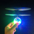 popular sensor suspended flying ball remote control crystal ball colorful light resistant sensor flying toy wholesale