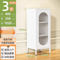 Kitchen and dining room storage cabinet, cream fresh style storage iron cabinet, casual sun panel door, living room tea and sideboard